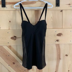 Cacique Black Swim Top 42C Bra, or size 22